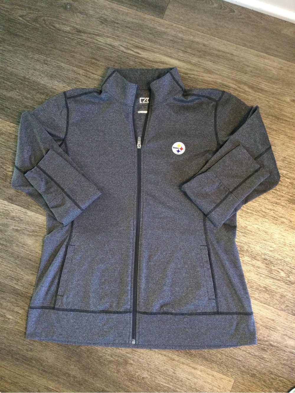 Pittsburgh Steelers Cutter and Buck Full-Zip Athletic Jacket